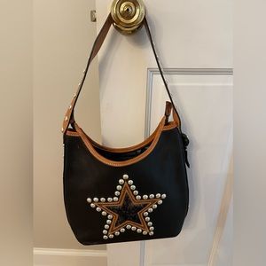 Montana Silversmiths star purse cowhide